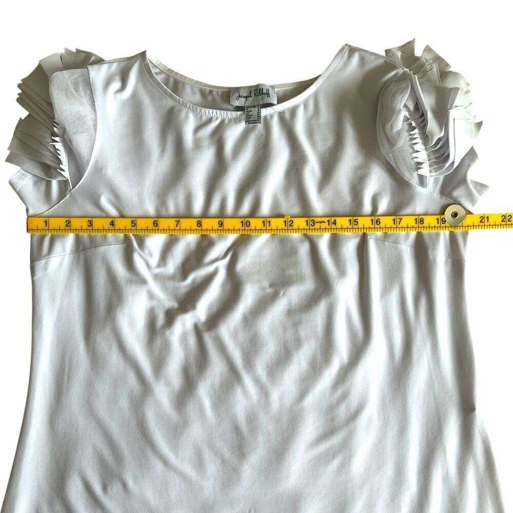 Joseph Ribkoff Women Top‎ Style 201174 White Size US 16 - Picture 6 of 8